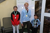 Společná kategorie do 18 let - 2. Nikola Endersová, 1 Denis Dusík, 3. Daniel Gaisler