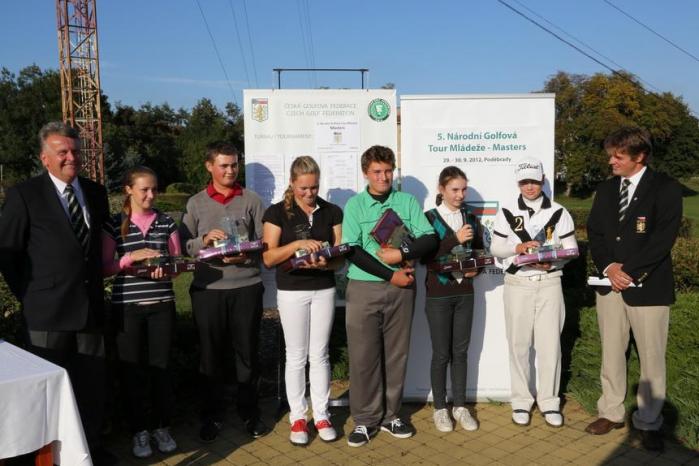 Vítězové Masters Národní Golfové Tour Mládeže 2012 v Poděbradech