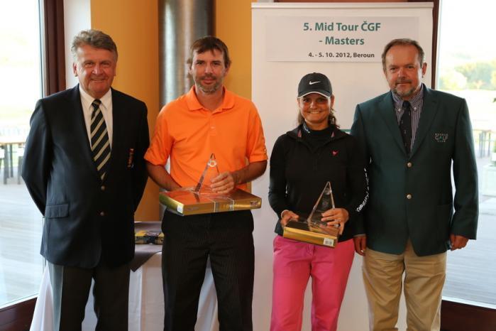 Vítězové posledního turnaje Mid Tour ČGF 2012 i vítězové celé tour - Marek Šulc a Markéta Šubrtová