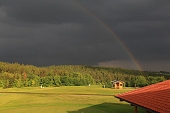duha nad hřištěm Olomouc