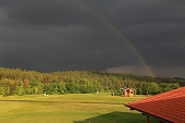 Rainbow at the Olomouc Golf Course