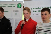 2. Tomáš Návrata, 1. Martin Max Tauchert, 3. Jan Sychrava