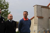Miroslav Holub and Dominik Hašek